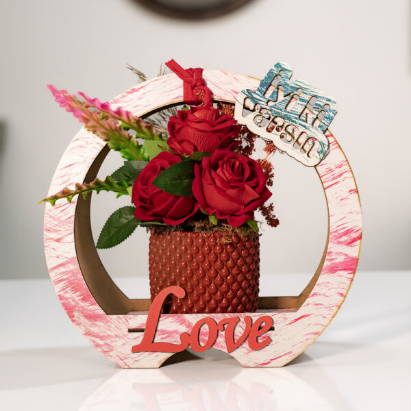 Love Yapay Çiçek Aranjmanı