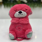Işıklı Nefes Alan Pembe Peluş Ayıcık (30 cm)