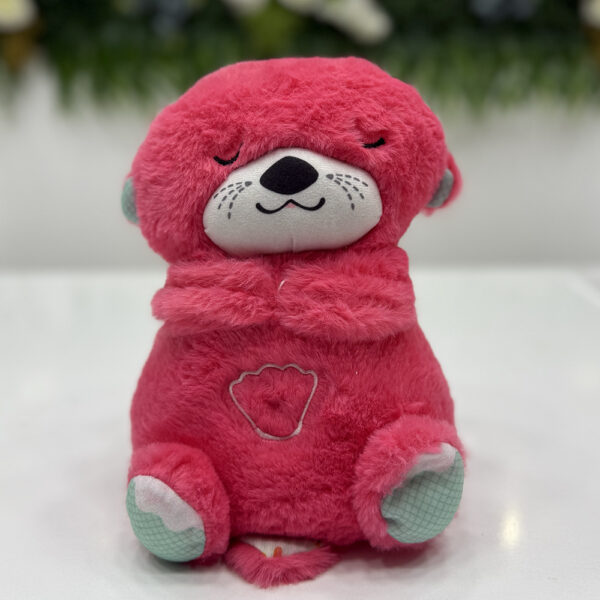 Işıklı Nefes Alan Pembe Peluş Ayıcık (30 cm)